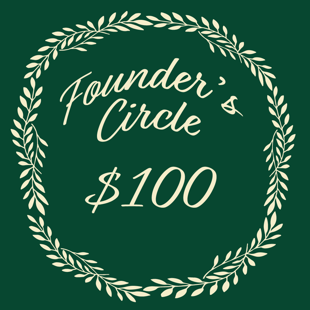 Founders-Circle-Emblem-Green-BG-100 Founder's Circle of Lichendia, Give the gift of books and help launch a magical fairyland!