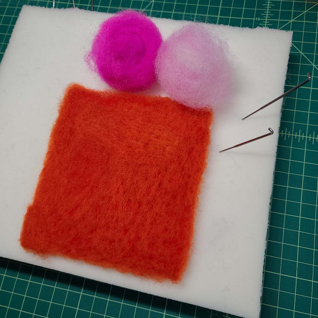 Happy_Heart_Felting_Kit_13 Pop Art needle felting kit, wall hanging