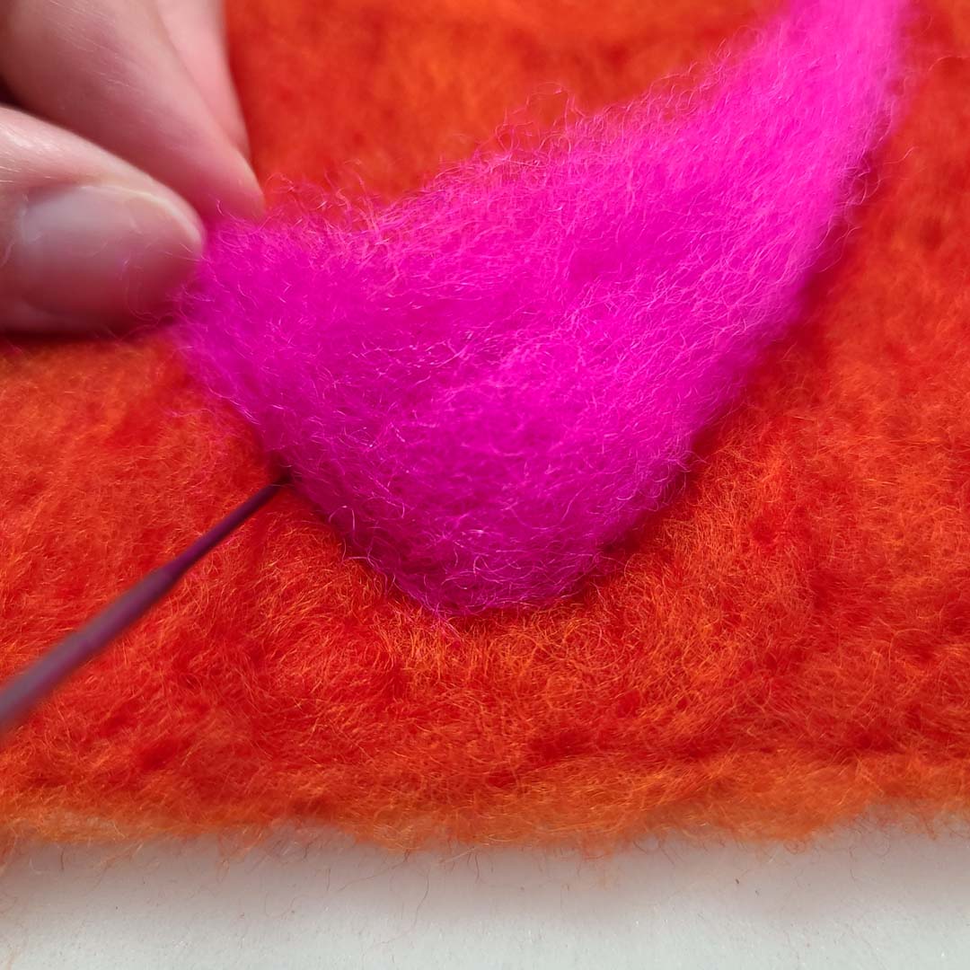 Happy_Heart_Felting_Kit_15 Pop Art needle felting kit, wall hanging
