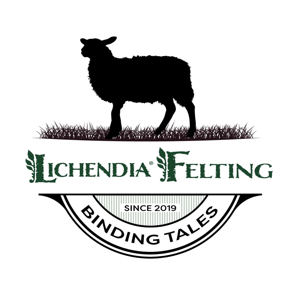 Lichendia-Felting-logo-emblem-green-black Lichendia-Felting-logo-emblem-green-black