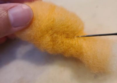Learn to Needle Felt a Person, step by step lesson making a wool fairy