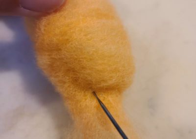 Learn to Needle Felt a Person, step by step lesson making a wool fairy