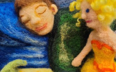 Needle Felting a Picture