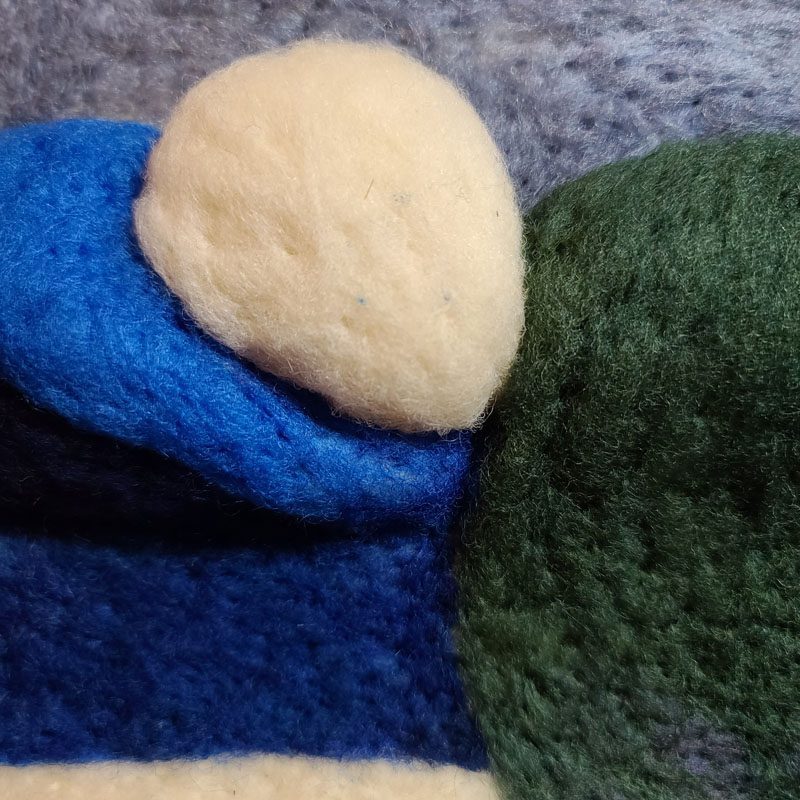 Needle Felting bedcovers, pillows