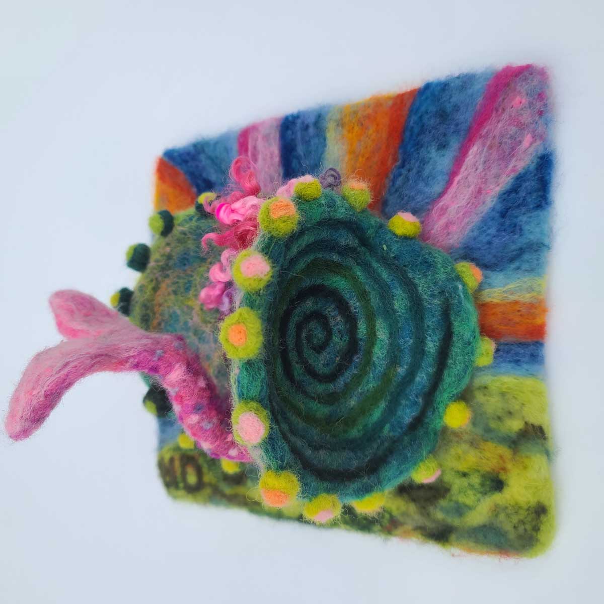 Mermaid tail felted Illustration