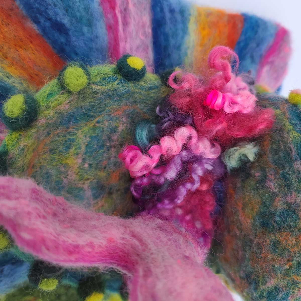 Needle Felting bedcovers, pillows