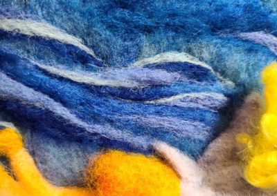 Another way to add visual interest and motion is to combine short wavy shapes with longer, flowing shapes. Think about the type of motion you are trying to portray.