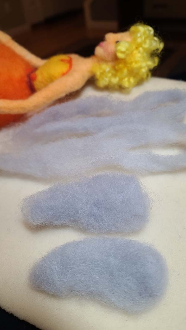 Needle Felting Lesson - Forming Wings