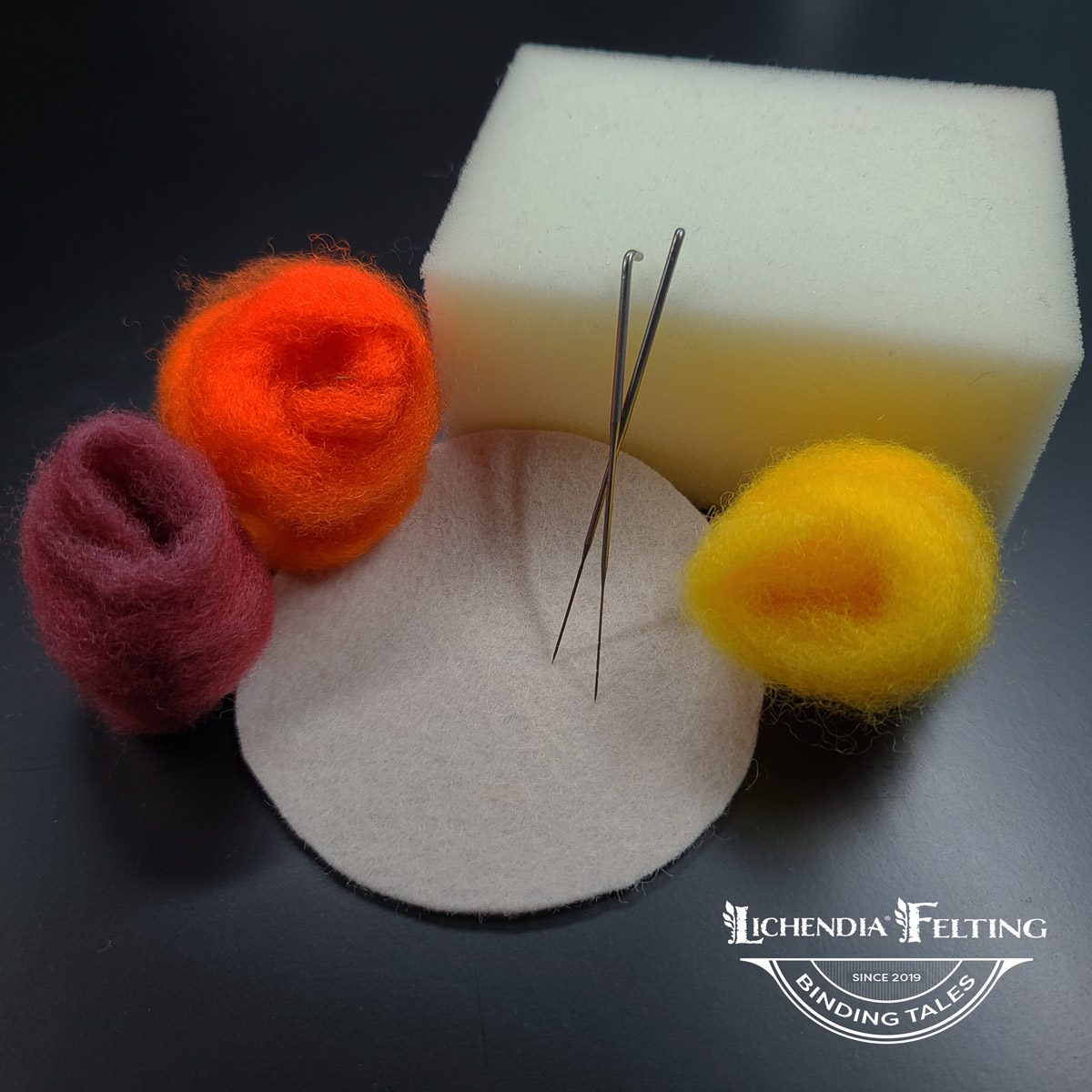 Sundrop-felting-kit-with-tools Sundrop needle felting kit for beginners