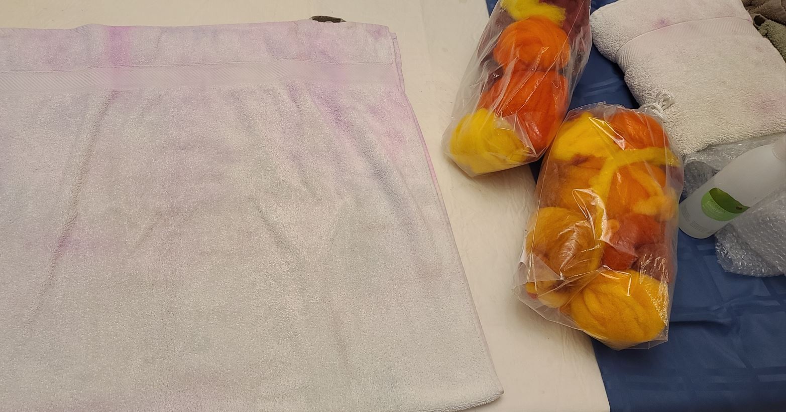 Wet felting supplies 2 wet felting supplies and free lesson