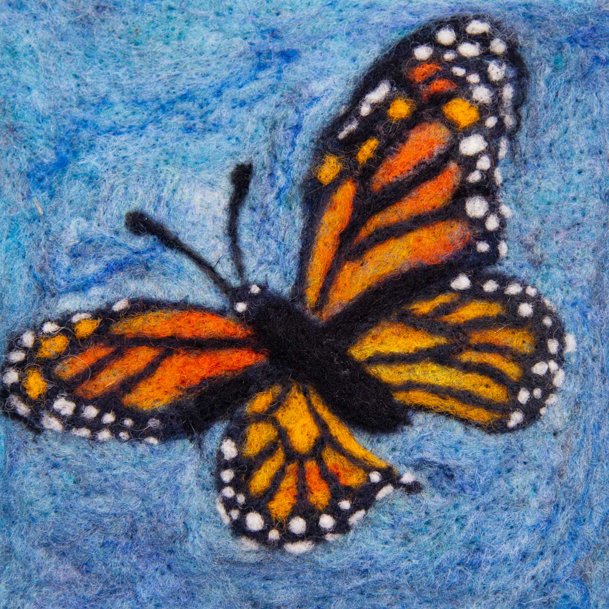 Butterfly - Needle Felted Illustration for Hillary Dow's ABC picture book